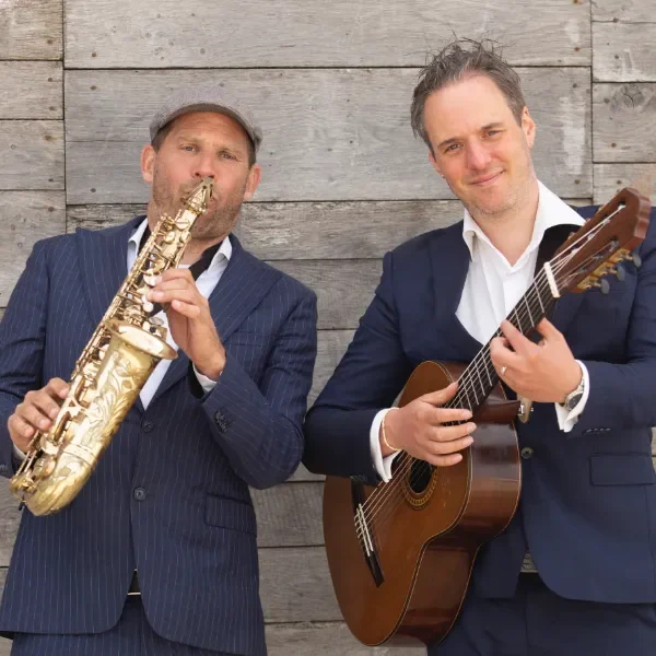 Sax en gitaar Duo voor bruiloften en ceremonies